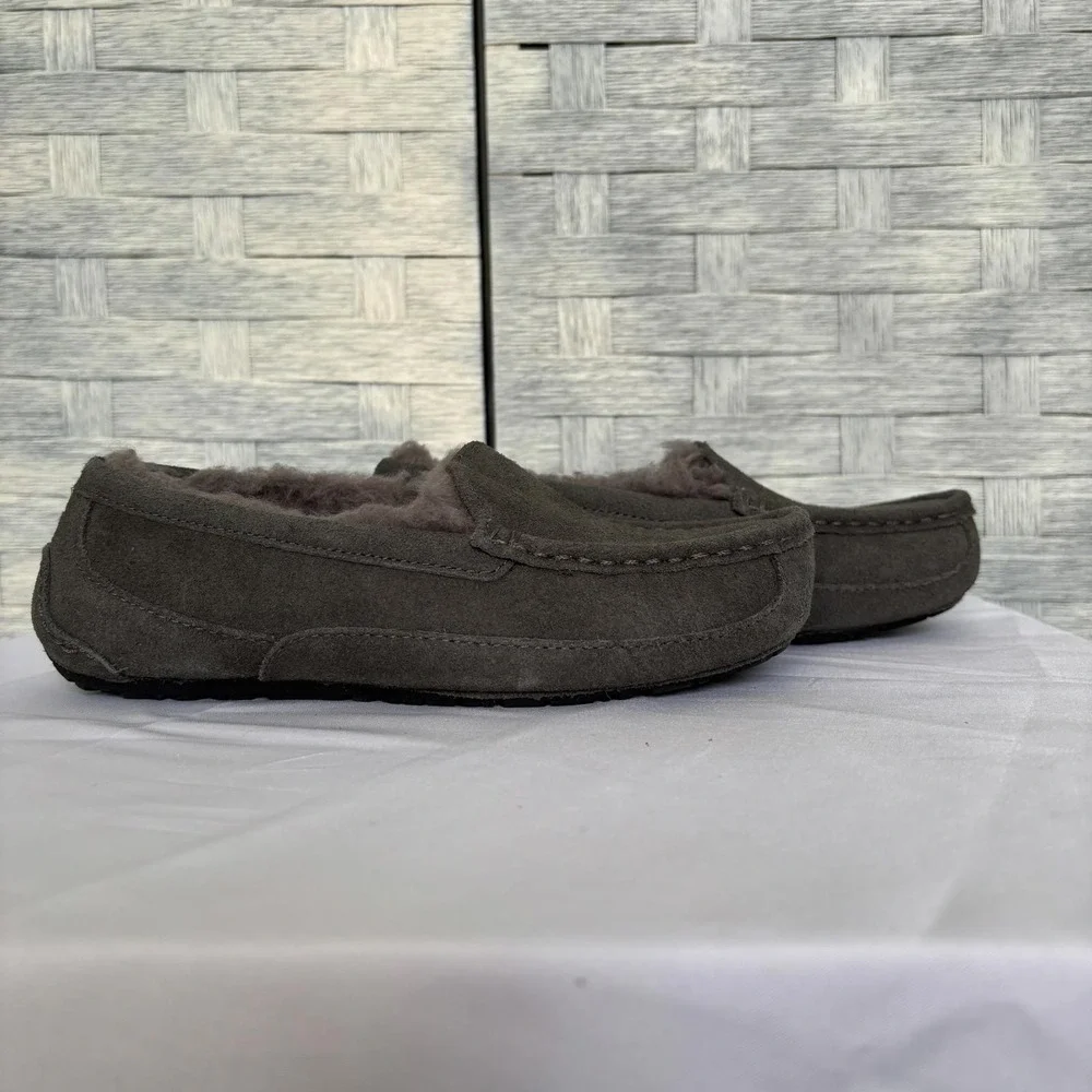 UGG Australia Kids 2 Moccasin‎ Slippers Dark Gray Twinsole